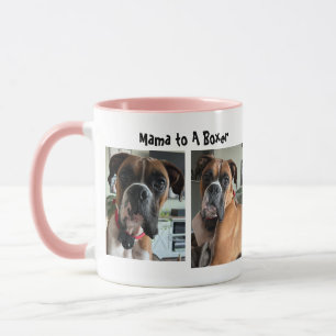 Anpassa/Mamma till en Boxer Cute Mugg