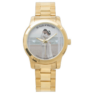 Anpassa Manar Fotto Se 50-årsgåvor Armbandsur