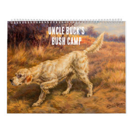 Anpassa ManCave Hunting Nature Wilderness Sports Kalender