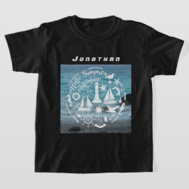 Anpassa marint tema Hej, sommartid, Äventyr T Shirt