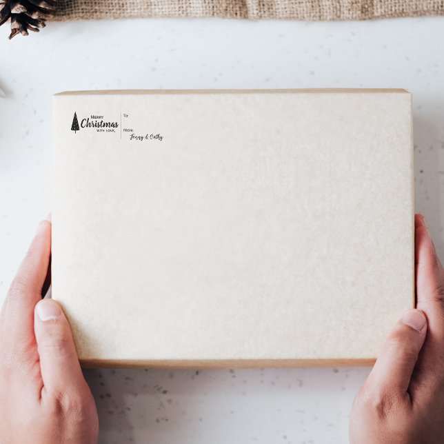 Anpassa Märkrn Namn Gift-julen Stämpel (Skapare uppladdad)