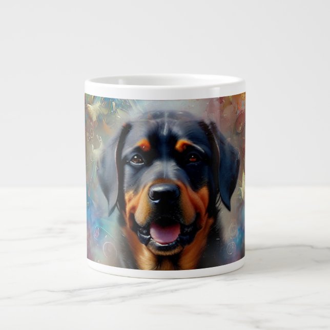 Anpassa med din egen bildfjäder Ram Jumbo Mugg (Framsidan)