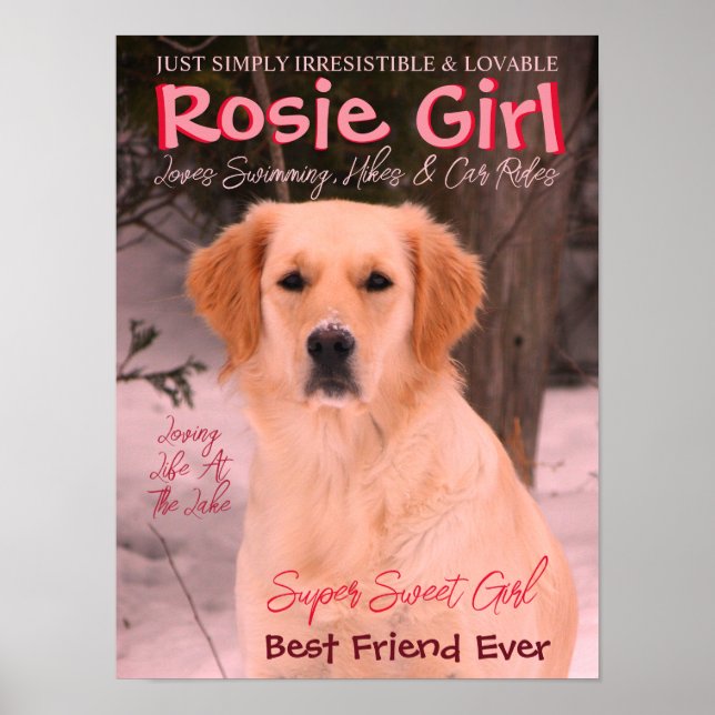 Anpassa med ditt favoritfoto poster (Framsidan)