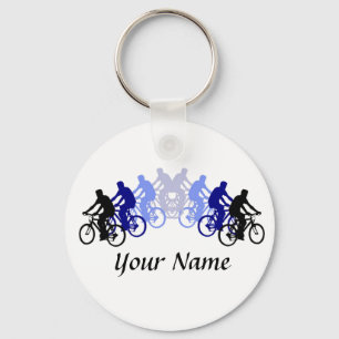 Anpassa med ditt namn Bike, Cycling, Biking. Nyckelring