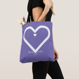 Anpassa med ditt namn och din ort ♥ Periwinkle Tygkasse