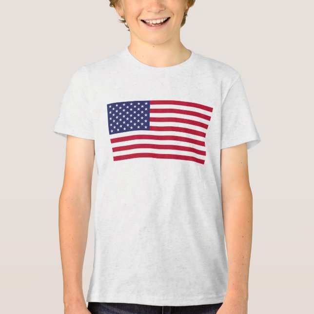 Anpassa med ditt namn USA United Stater T Shirt (Framsida)