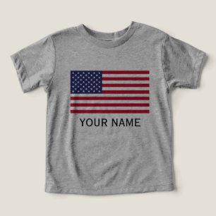 Anpassa med ditt namn USA United Stater T Shirt
