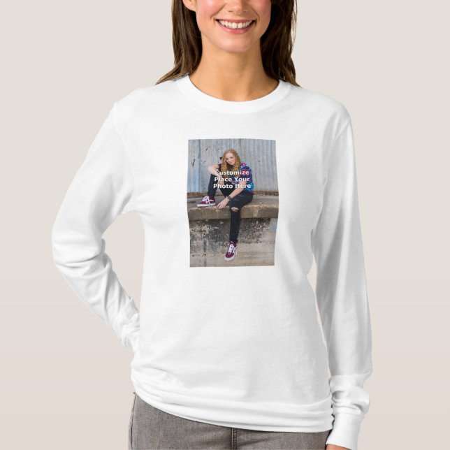 Anpassa med foto t shirt (Framsida)