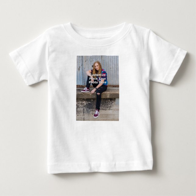 Anpassa med foto t shirt (Framsida)