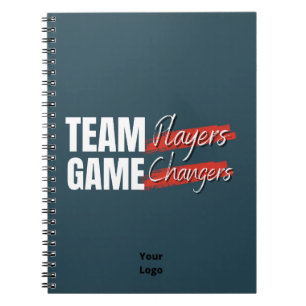 Anpassa med Logotyp Teamwork Office Business Anteckningsbok