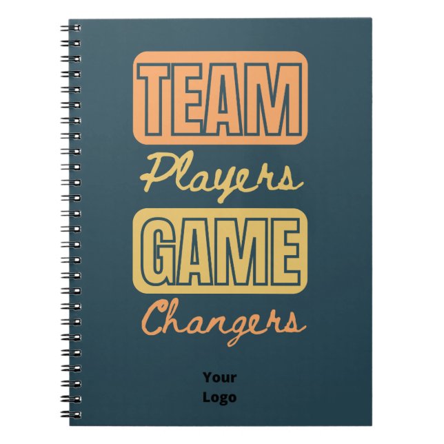 Anpassa med Logotyp Teamwork Office Business Anteckningsbok (Framsidan)