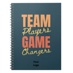 Anpassa med Logotyp Teamwork Office Business Anteckningsbok