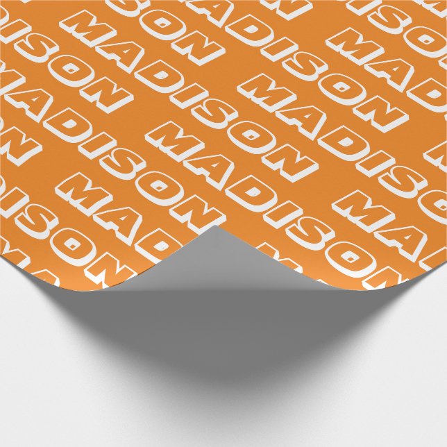 Anpassa med Namn, text, födelsedagspresent Presentpapper (Hörn)