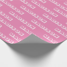 Anpassa med Namn, text, födelsedagspresent Presentpapper