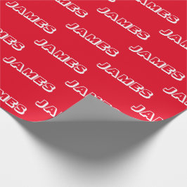 Anpassa med Namn, text, födelsedagspresent Presentpapper