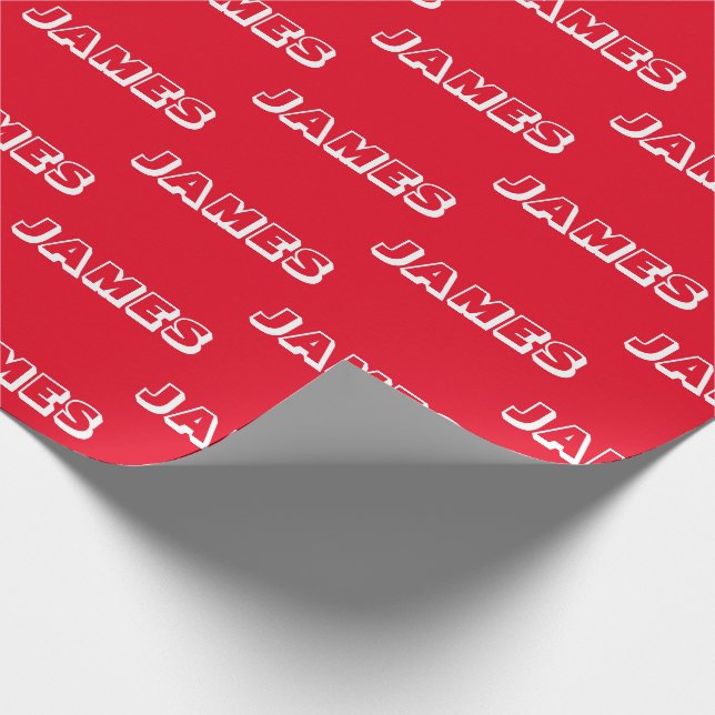 Anpassa med Namn, text, födelsedagspresent Presentpapper (Hörn)