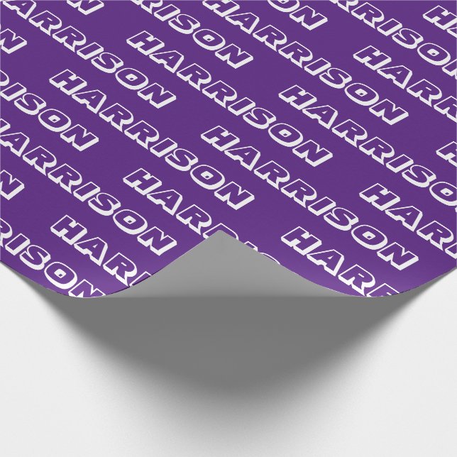 Anpassa med Namn, text, födelsedagspresent Presentpapper (Hörn)