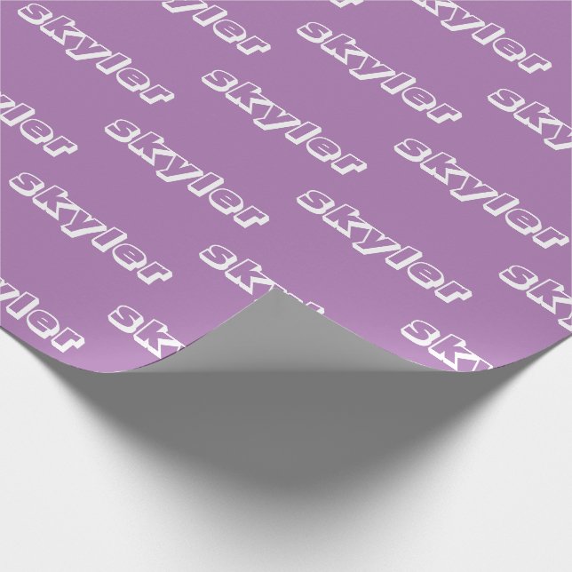 Anpassa med Namn, text, födelsedagspresent Presentpapper (Hörn)