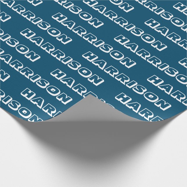 Anpassa med Namn, text, födelsedagspresent Presentpapper (Hörn)