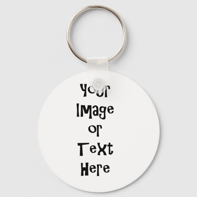 Anpassa med personlig bilder och text nyckelring (Framsida)