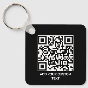 Anpassa med QR-kod för en modern pekskärm Nyckelring