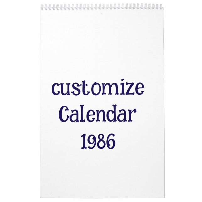 anpassa Medium Kalender (Omslag)