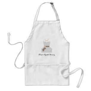 Anpassa mig! Möhippa Apron-Autographable Förkläde