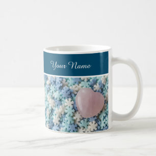Anpassa mig till kärlek med hjärtan! kaffemugg