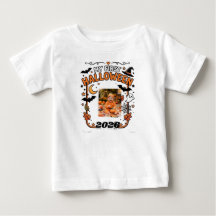 Anpassa Min Första Halloween 2026 Baby Foto Namn T