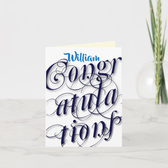 Anpassa minimala stora Grattisar för utskrift. Kort (Framsida)