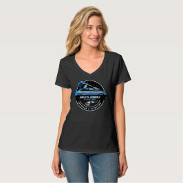 Anpassa Mobil Biltvätt Detailing Blå Företag T Shirt