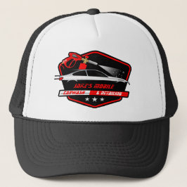 Anpassa Mobile Car Tvätta Detailing Business Keps