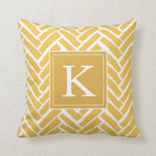 Anpassa Modern Herringbone Mönster Pillow Kudde