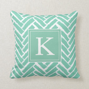 Anpassa Modern Herringbone Mönster Pillow Kudde