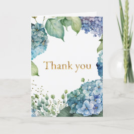 Anpassa Möhippa Blue Hydrangeas Tack Kort