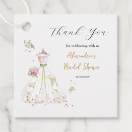 Anpassa Möhippa Dress Tack Gåvor Etiketter