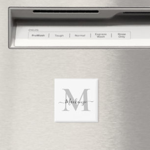 Anpassa Monogram Initial Namn Magnet