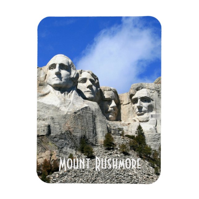 Anpassa Montera Rushmore National Memorial-foto Magnet (Vertikal)