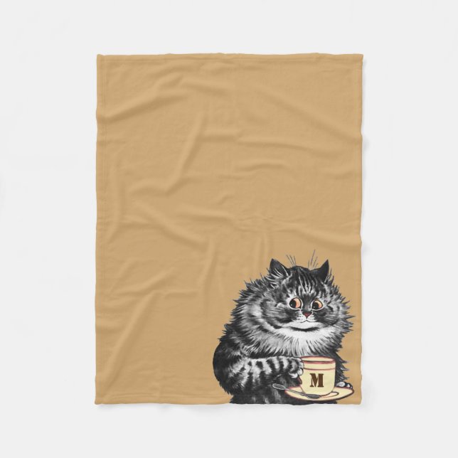 Anpassa Mugg Initial, Louis Wain Fleecefilt (Framsidan)