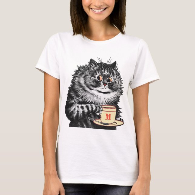 Anpassa Mugg Initial, Louis Wain T Shirt (Framsida)