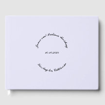 Anpassa Namn, datum, svart Lavender-mist bröllop