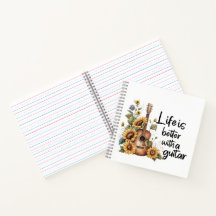 Anpassa Namn Guitar med solros