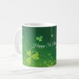 Anpassa Namn och fotot St. Patrick-Day-Grönten Kaffemugg