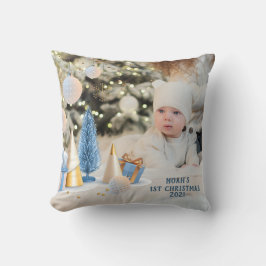 Anpassa Namn & Photo Baby 1st jul Kudde
