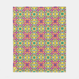 Anpassa Namn Quilt Mönster mjuk projektion Fleecefilt
