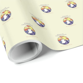 Anpassa Namn, RCIA Dove Circle på Gult Presentpapper