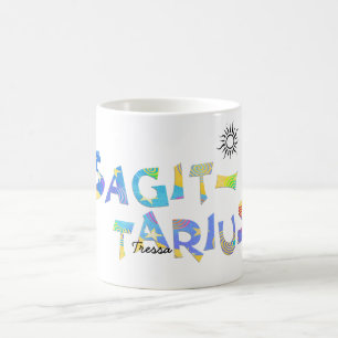 Anpassa Namn-SAGITTARIUS födelsedagszodiak Mugg