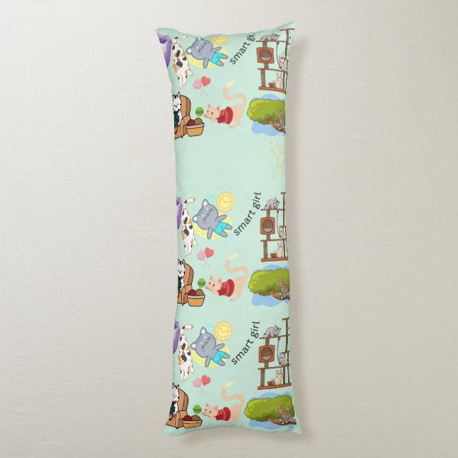 Anpassa Namn till dig eller till din barnkroppsbyg Kroppskudde (Baksidan (Vertikal))