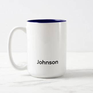 Anpassa namn Två-Tonad mugg