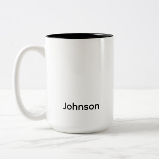 Anpassa namn Två-Tonad mugg
